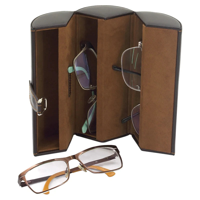 Eyeglasses Case Bond 3 Glasses Brown