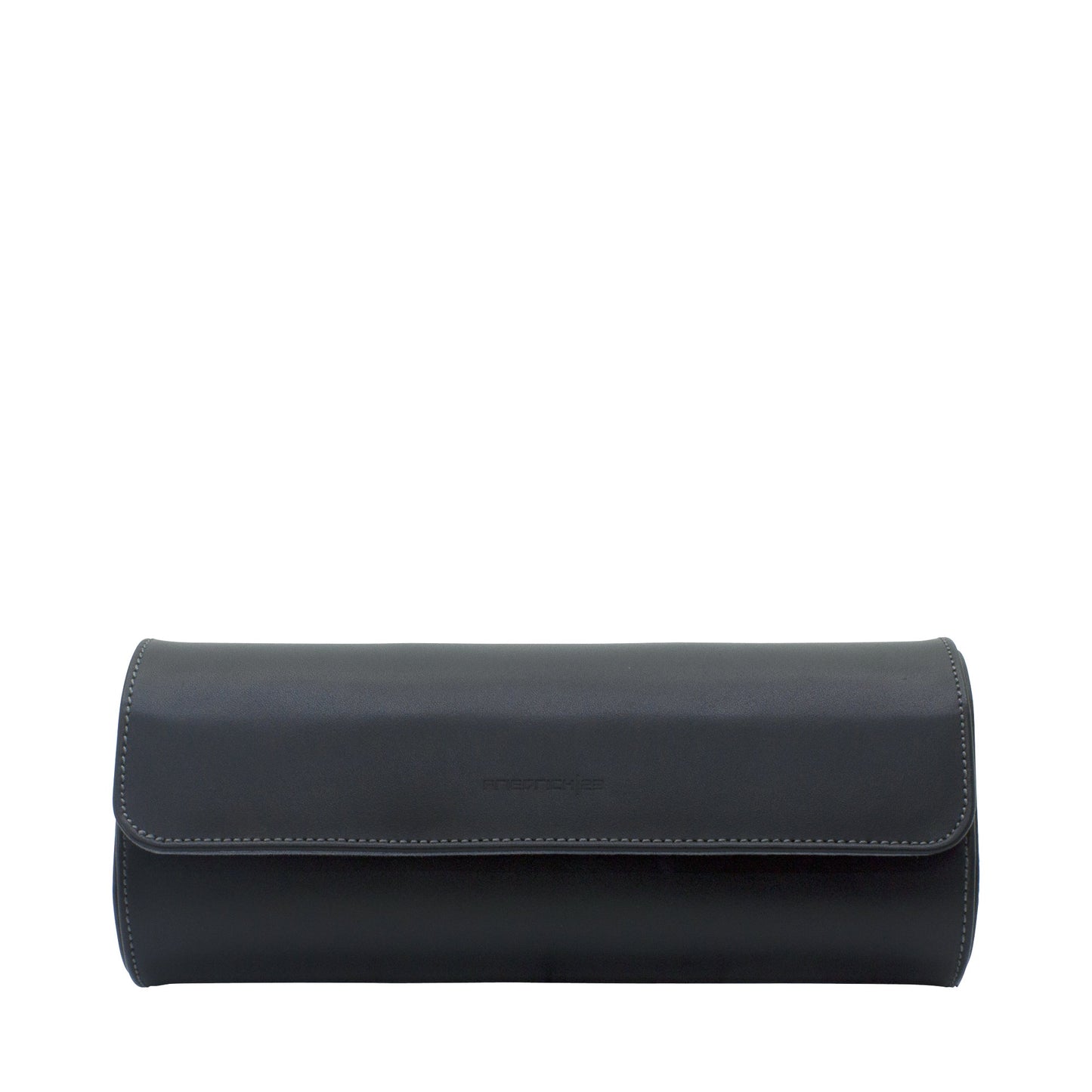 Watch Roll For 3 Watches Infinity Top Grain Leather Black