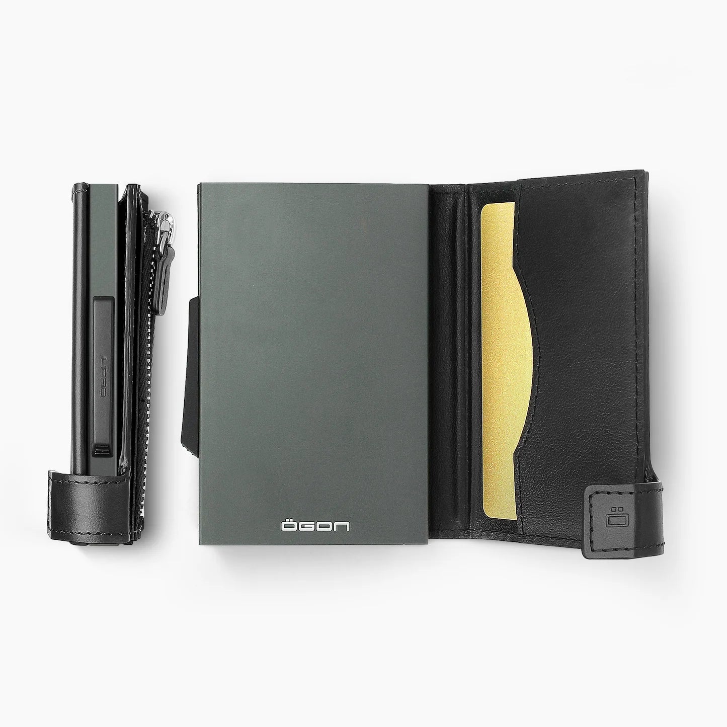 Cascade Zipper | Platinium Black