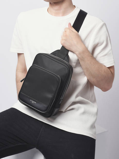 Gaspard Sling Bag Leather Black