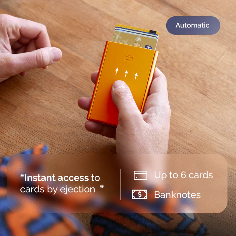 Card Holder Slider | Orange