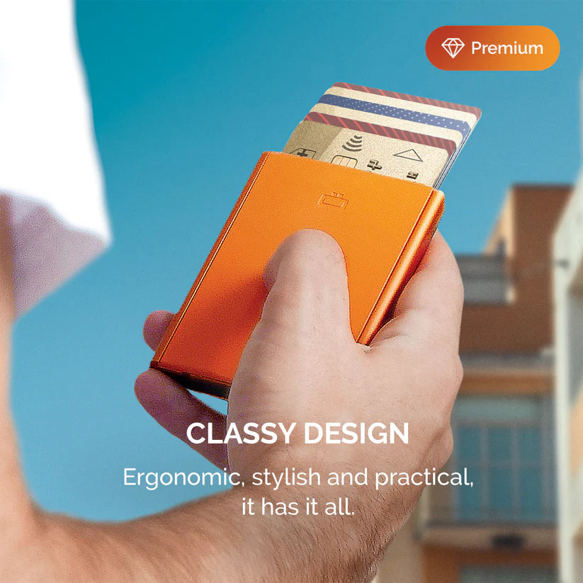 Card Holder Slider | Orange