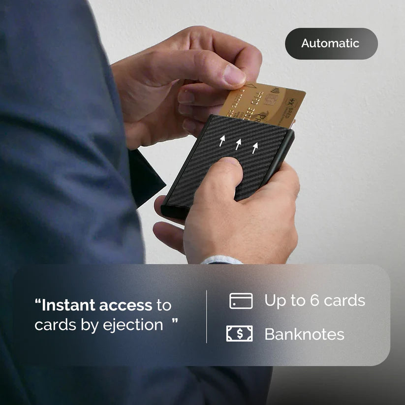 Card Holder Slider | Carbon