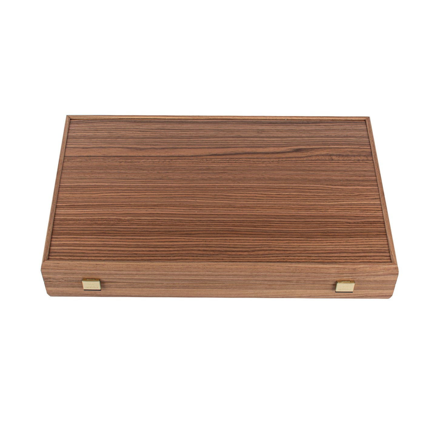 Handmade Oak & American Walnut Inlaid Backgammon With Blue & Walnut Points