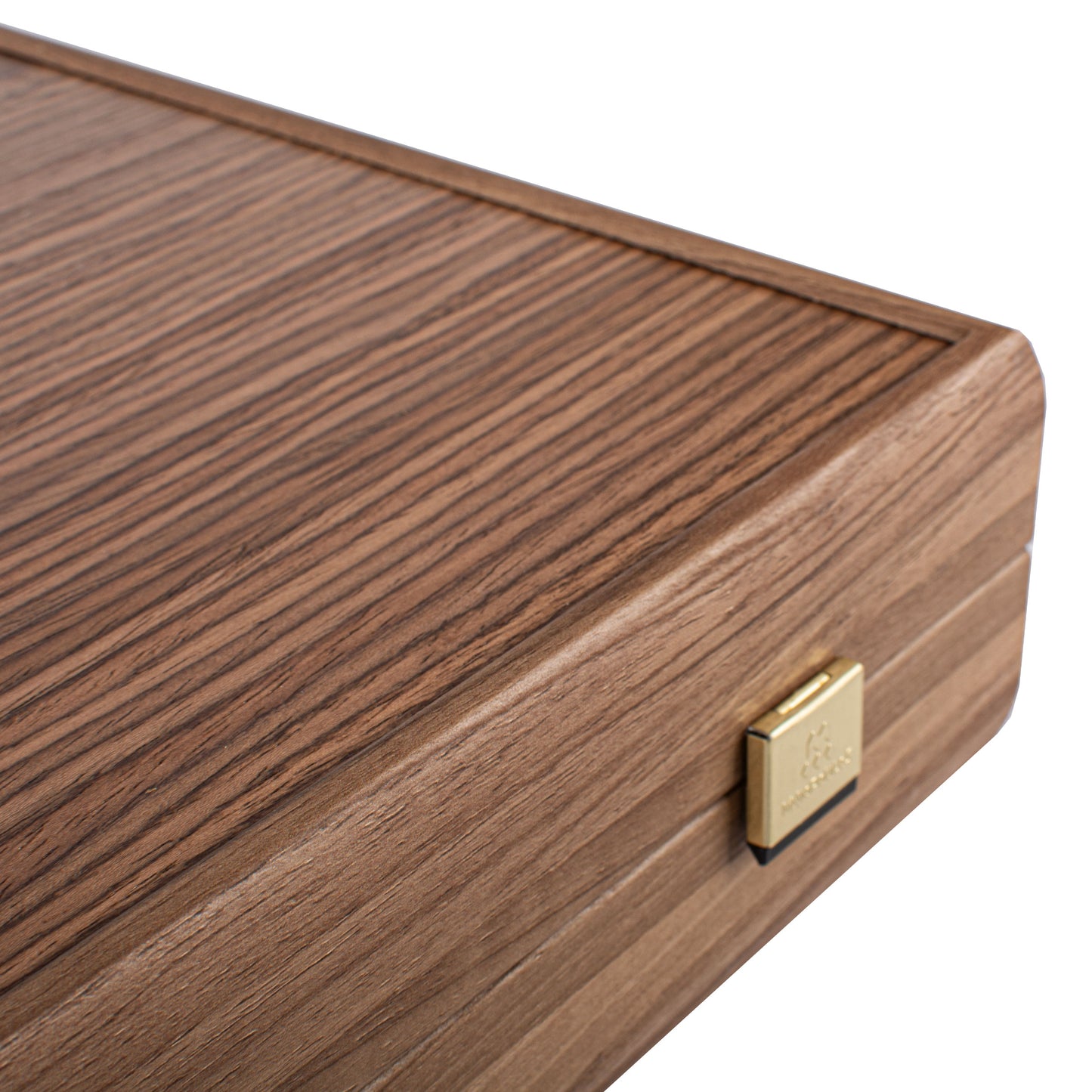 Handmade Oak & American Walnut Inlaid Backgammon With Blue & Walnut Points