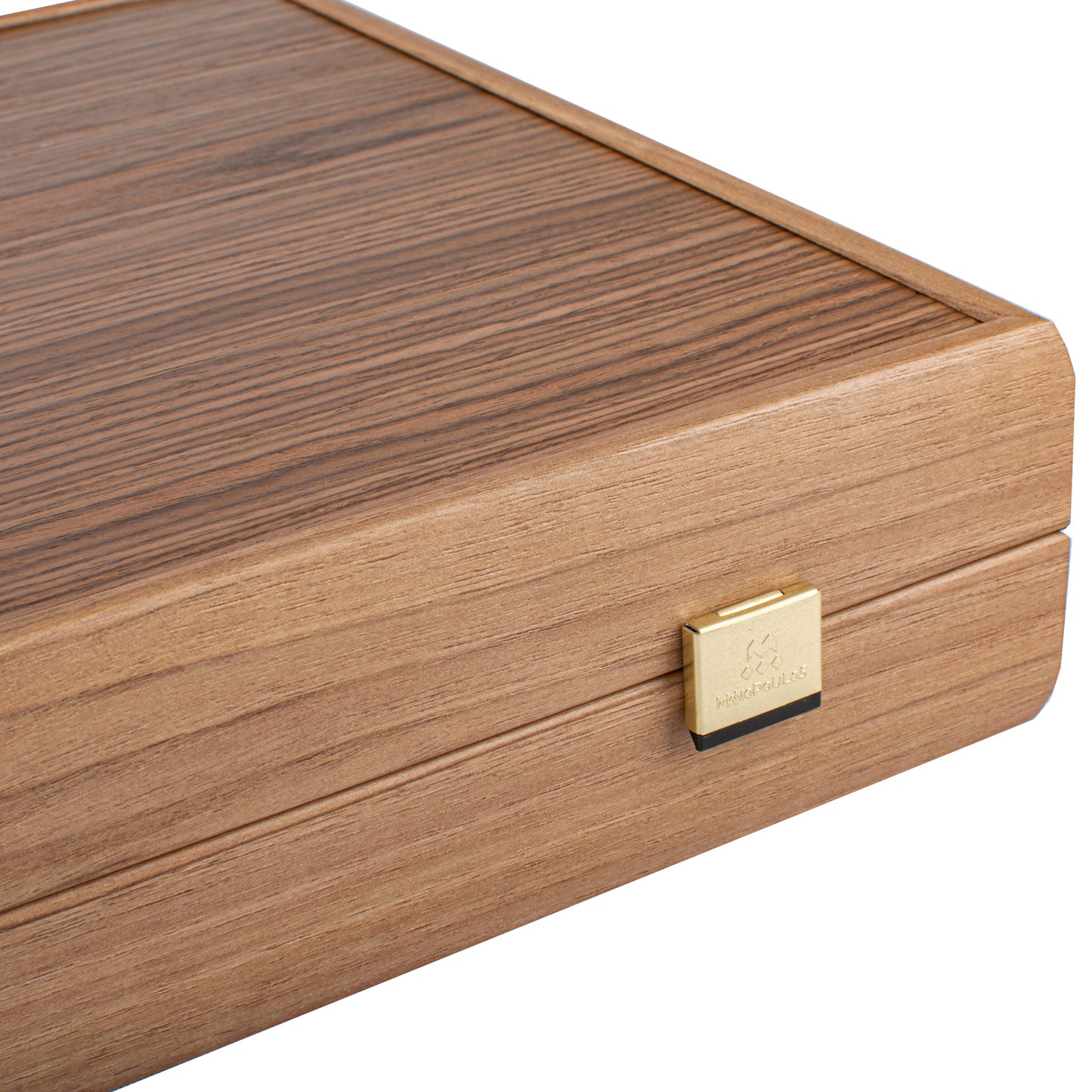 Handmade American Green Walnut Inlaid Backgammon With Walnut Oak Points