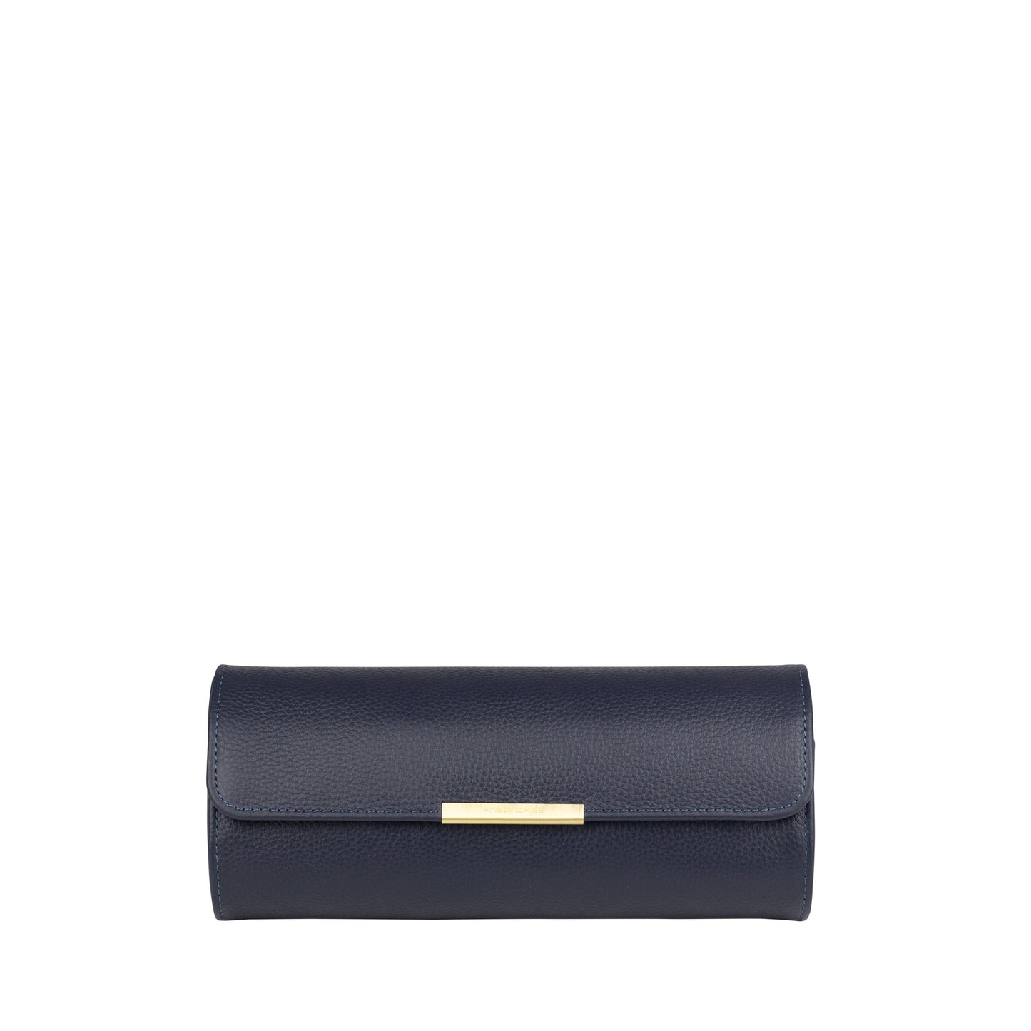 Roll For 3 Watches Dynasty Top Grain Leather Navy