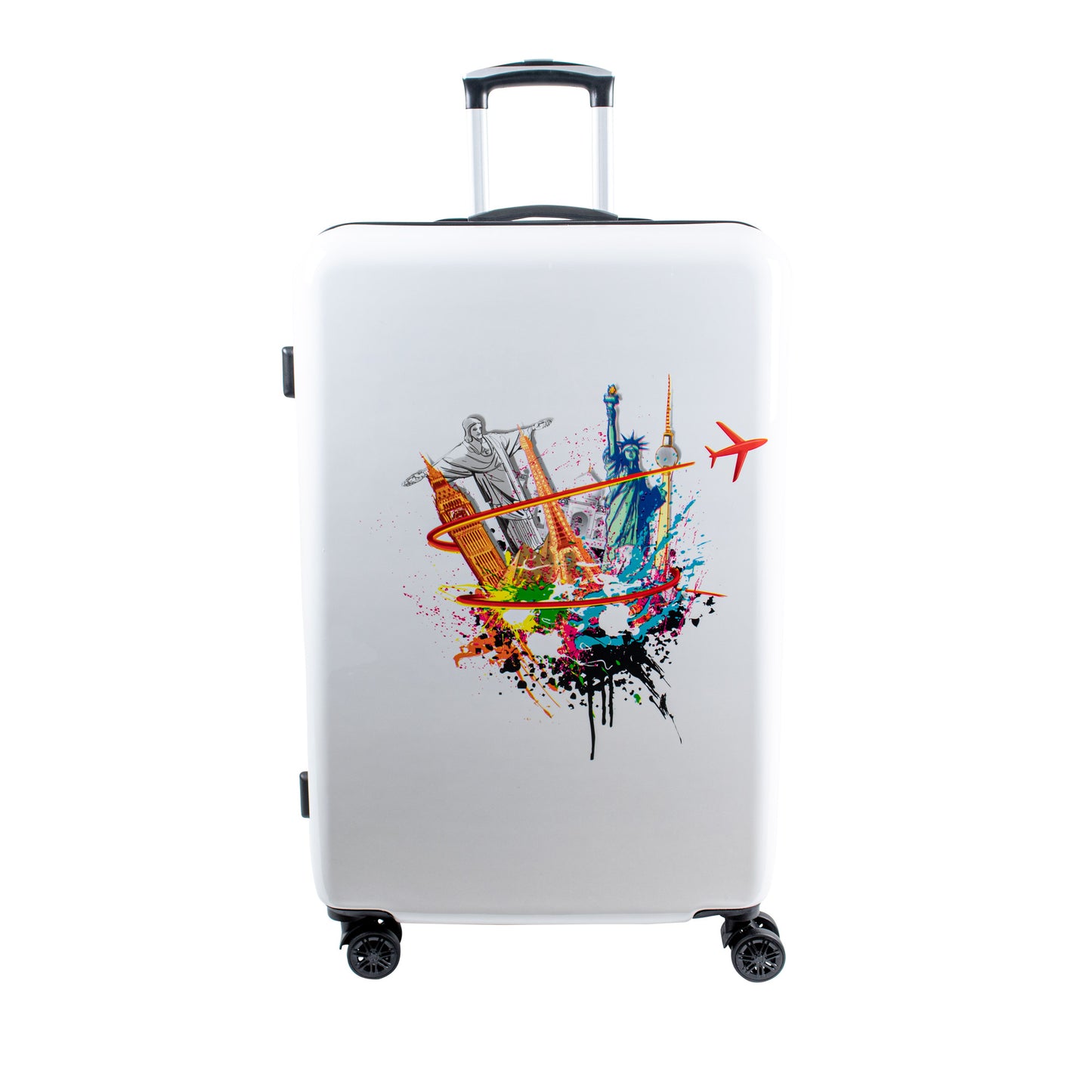 Suitcase Big Size White Travel