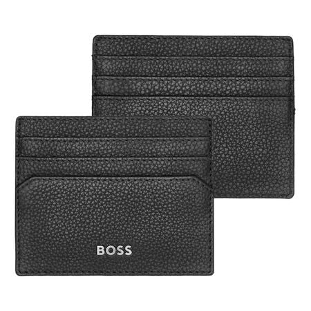 Card Holder Classic Grained Black