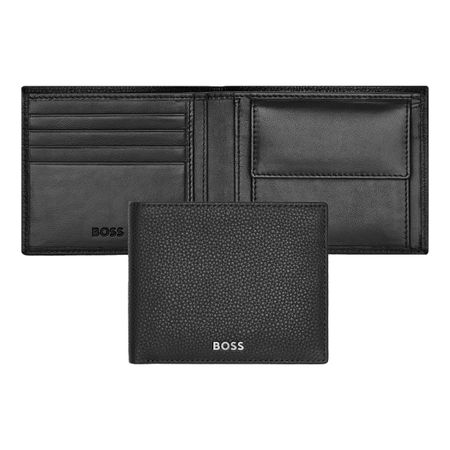 Money Wallet Classic Grained Black