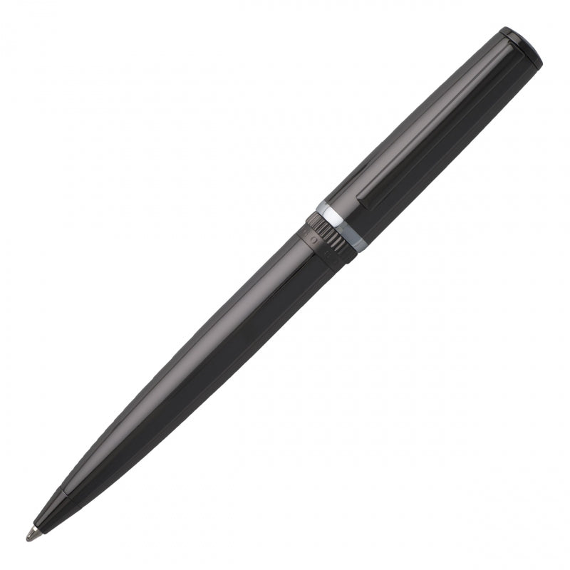 Ballpoint Pen Gear Metal Dark Chrome