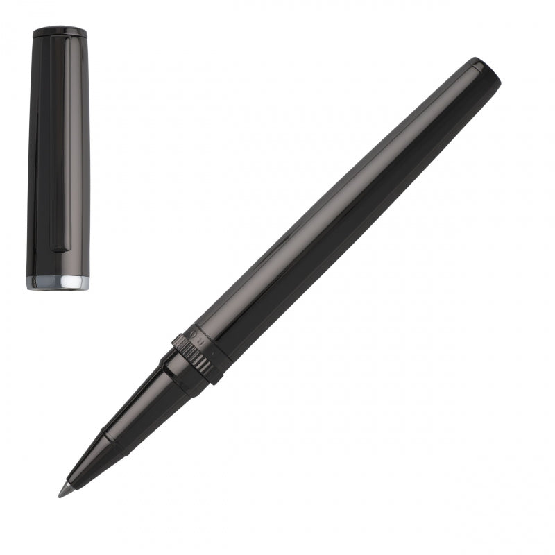 Rollerball Pen Gear Metal Dark Chrome