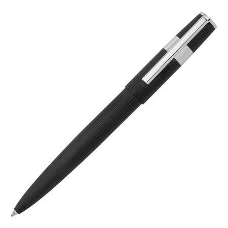 Ballpoint pen Gear Pinstripe Black Chrome