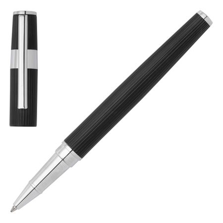 Rollerball pen Gear Pinstripe Black Chrome
