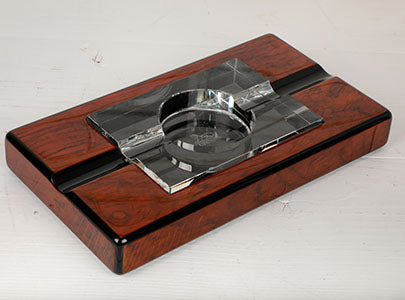 Crystal Bubinga Cigar Ashtray