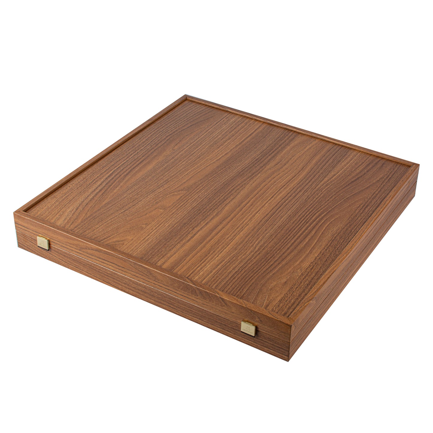 Pearl & Metal Chess Set With Walnut Burl Oak Chessboard