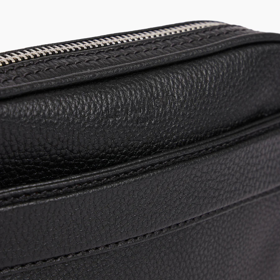 Charles Belt Pouch Dragonne Leather Black