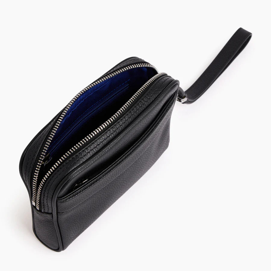 Charles Belt Pouch Dragonne Leather Black