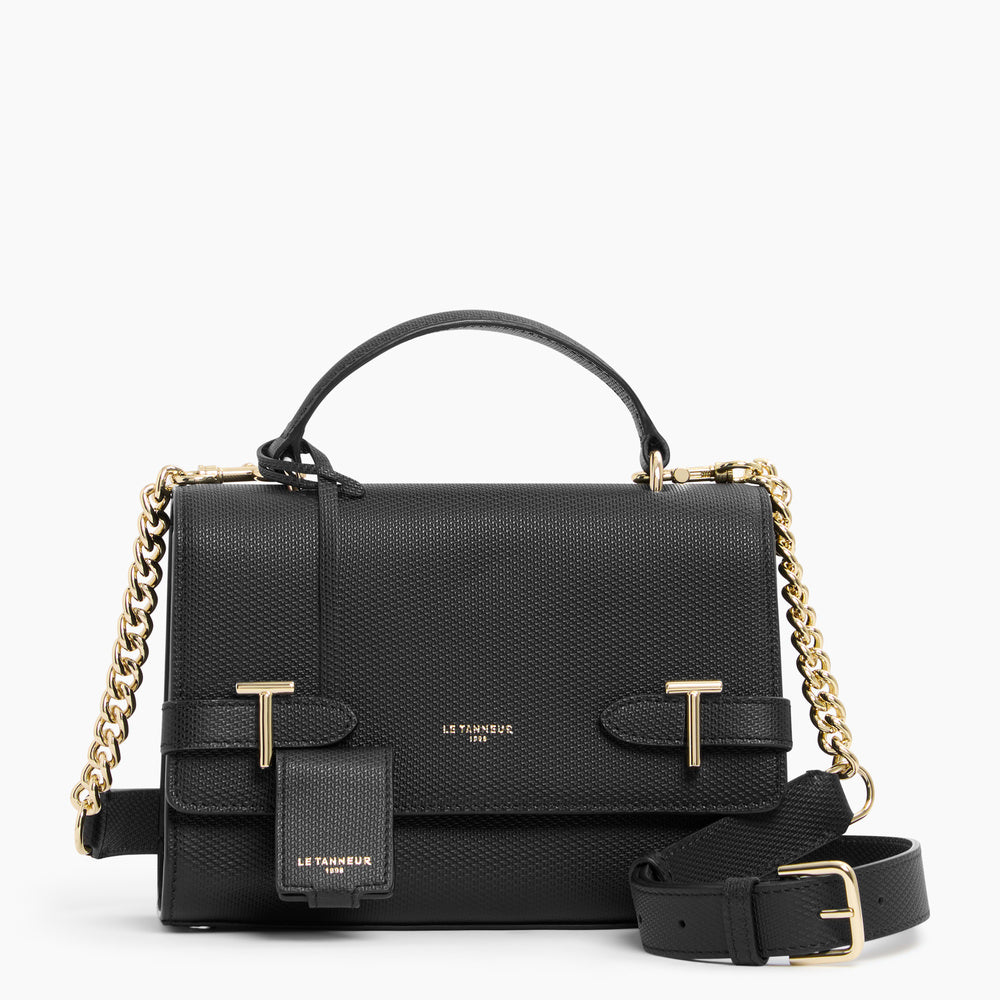 Emilie Flap Shoulder Bag In Signature T Leather