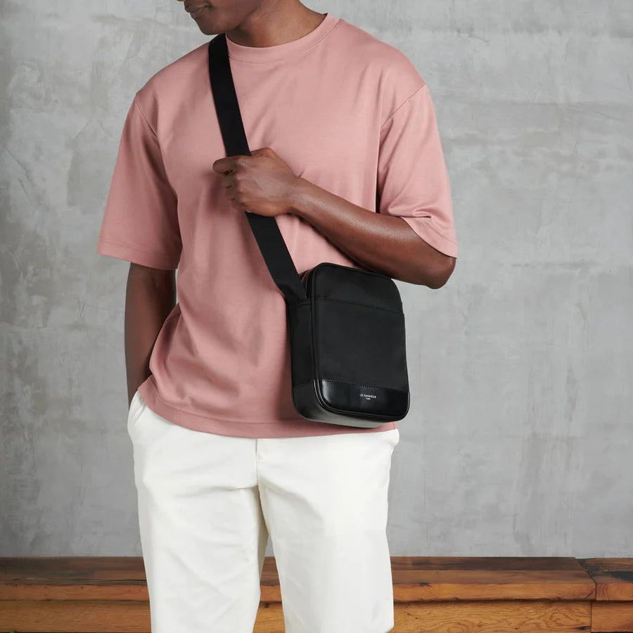 Gaspard Reporter Medium Black Leather - Black
