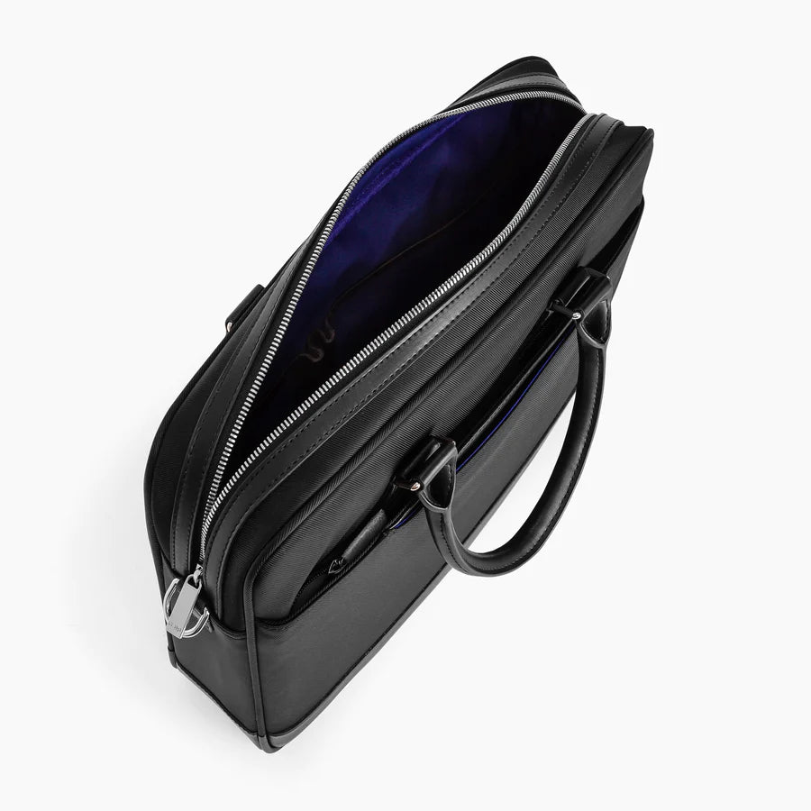 Gusset Gaspard Briefcase - Black