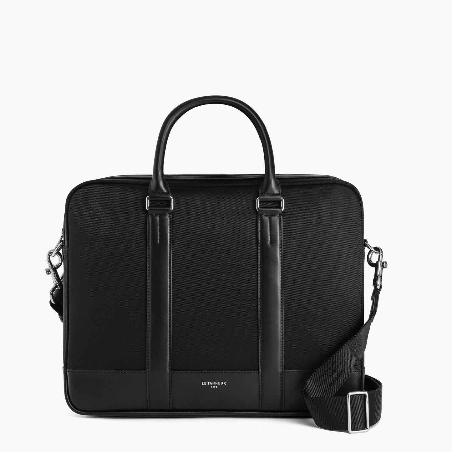 Gusset Gaspard Briefcase - Black