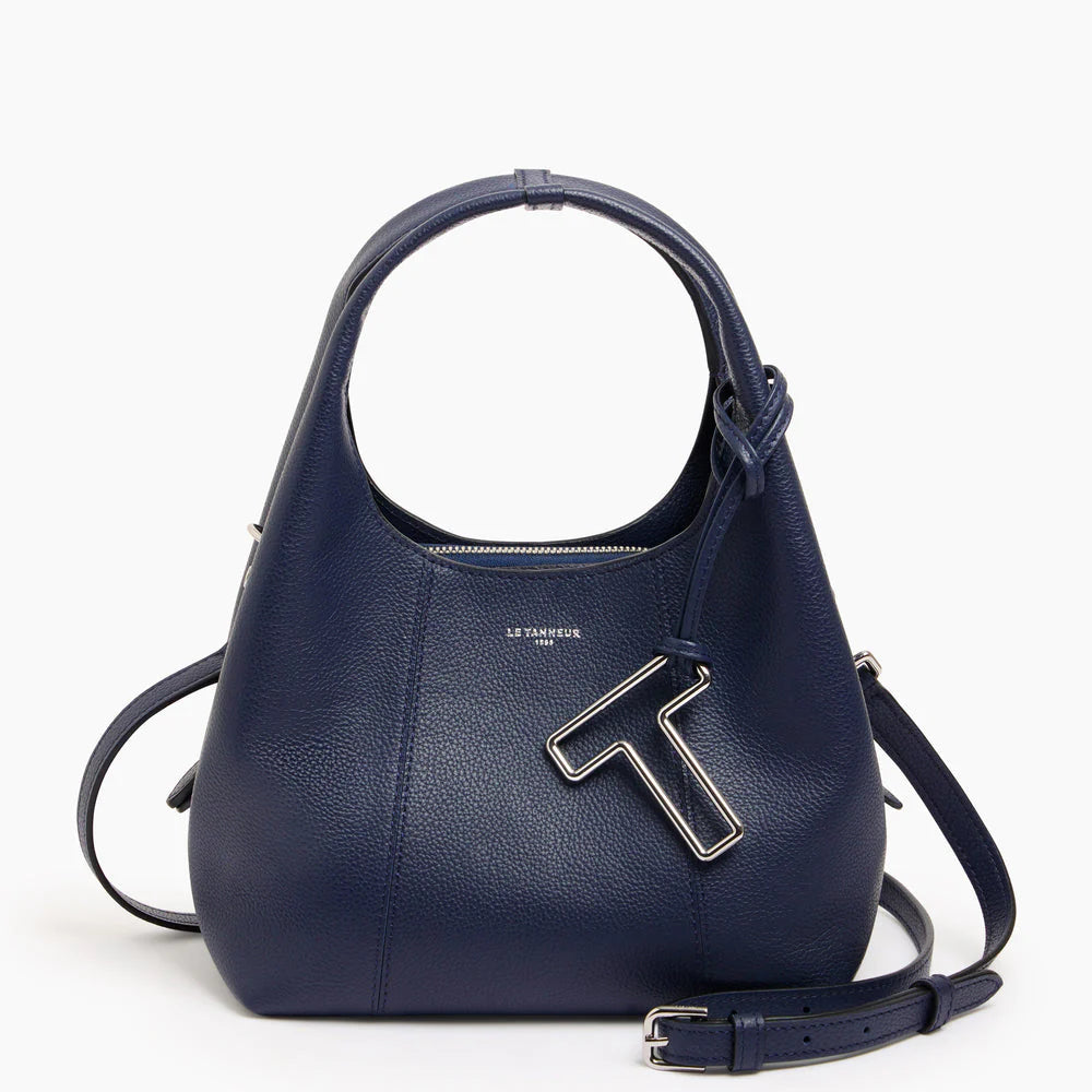 Juliet Small Handbag Twilight Grained Leather With Uncut Lines
