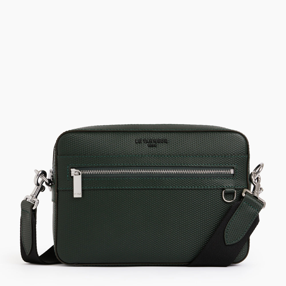 Emile Small Monogrammed Leather Shoulder Bag