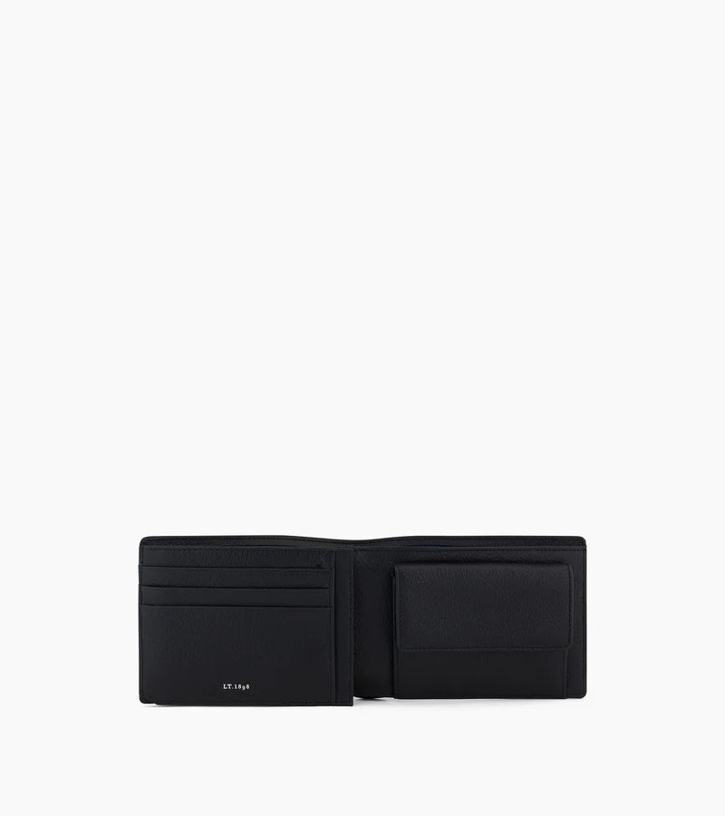 Emil Fold Flap Wallet Grained Leather