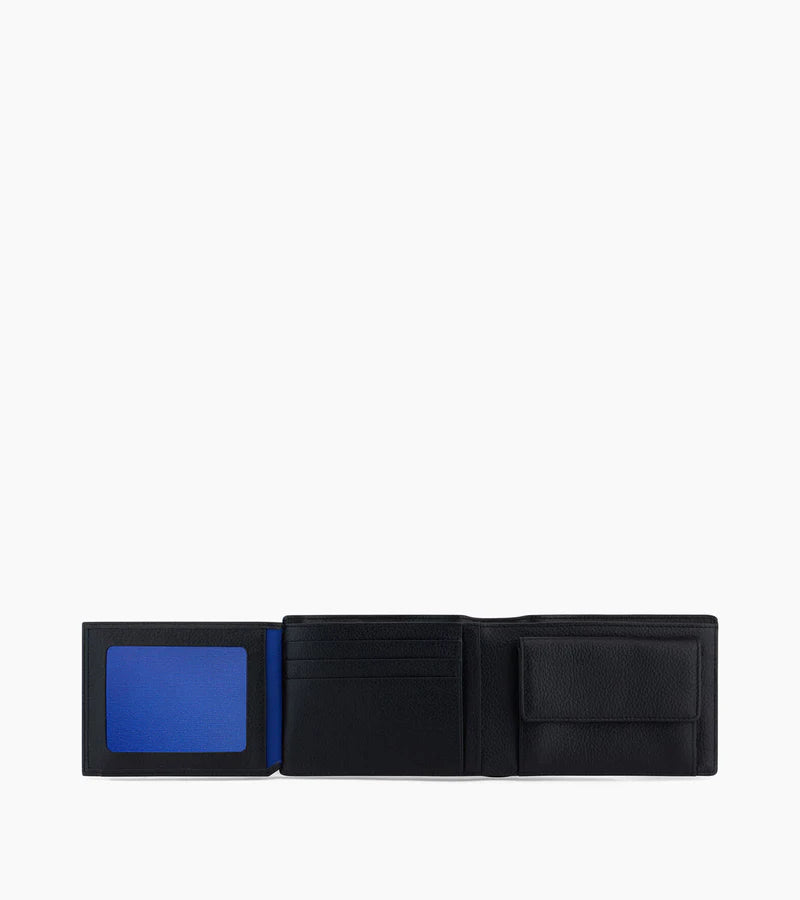 Emil Fold Flap Wallet Grained Leather