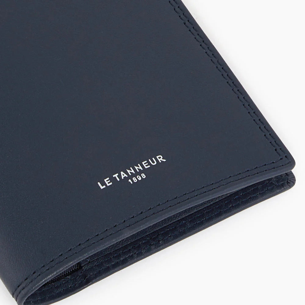 Martin Passeport Holder In Blue Red White Smooth Leather