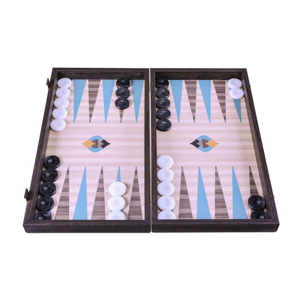 Handcrafted Arabesque Art Backgammon Set - Elegant and Harmonious Design