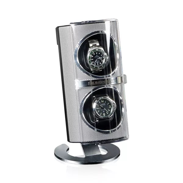 Watch Winder Seno Silver 2 Moved Watches Separate Programmable