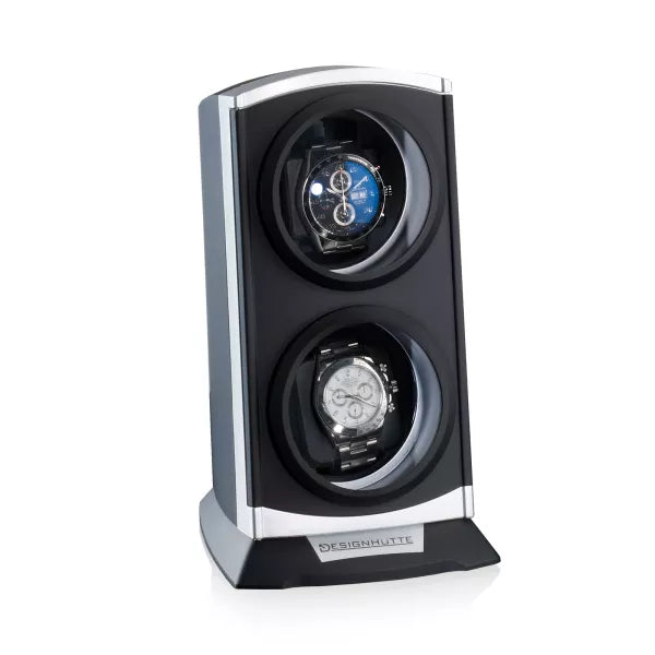 Watch Winder Primus Black Silver 2 Moved Watches