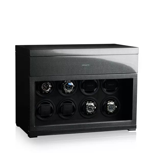 Watch Winder Black Carbon Series 8.16 8 Moved Watches
