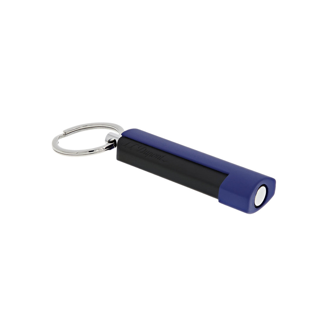 Matt Ocean Blue Cigar Cutter Keyring