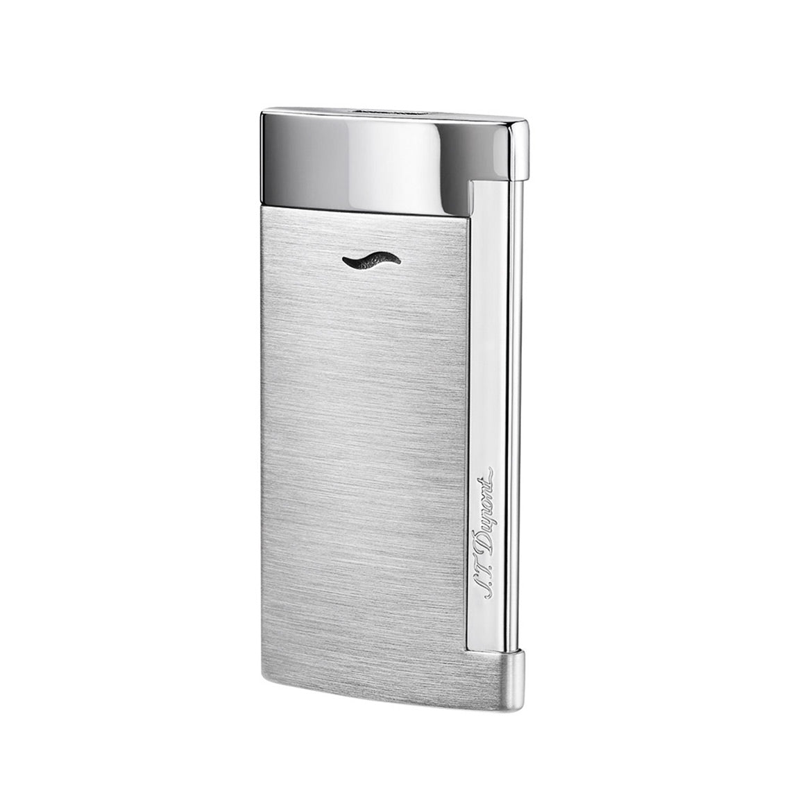 Slim 7 Brushed Chrome Finish Lighter