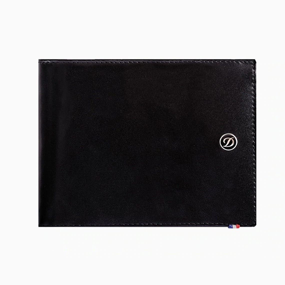 Line D Black Smooth Leather Wallet-8-Credit Card Slots