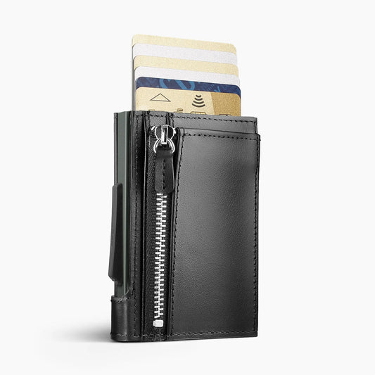 Cascade Zipper | Platinium Black