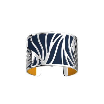 Perroquet Silver Finish Bracelet Leather Sun Navy