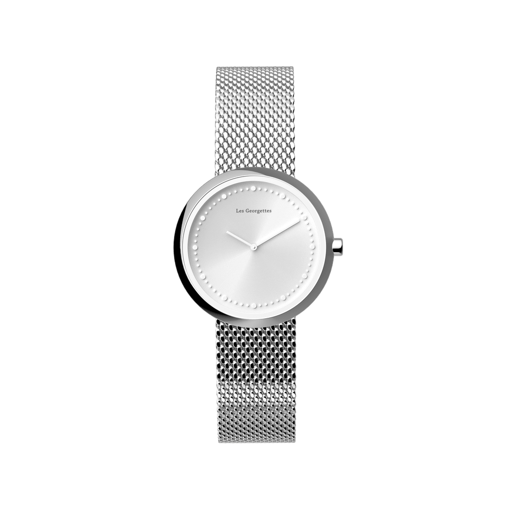 Milan Mesh Watch - Silver
