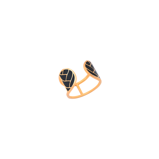 Ring Cadette Graphic Tresse Black
