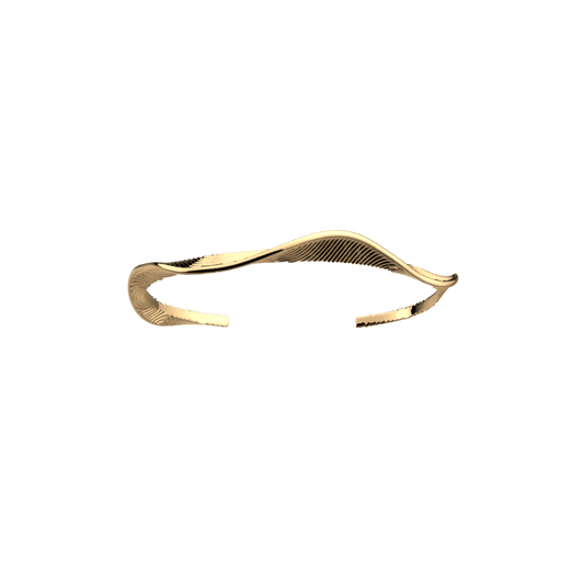 Bracelet Groovy Open Rigid Gold