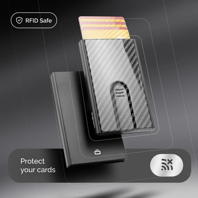 Card Holder Slider | Carbon