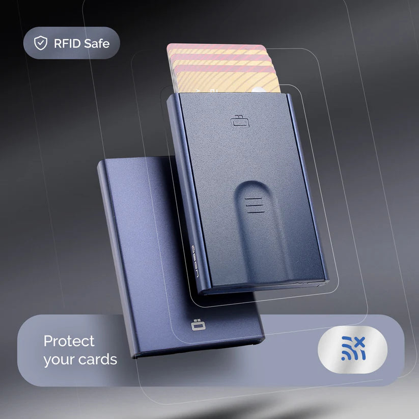 Card Holder Slider | Navy Blue