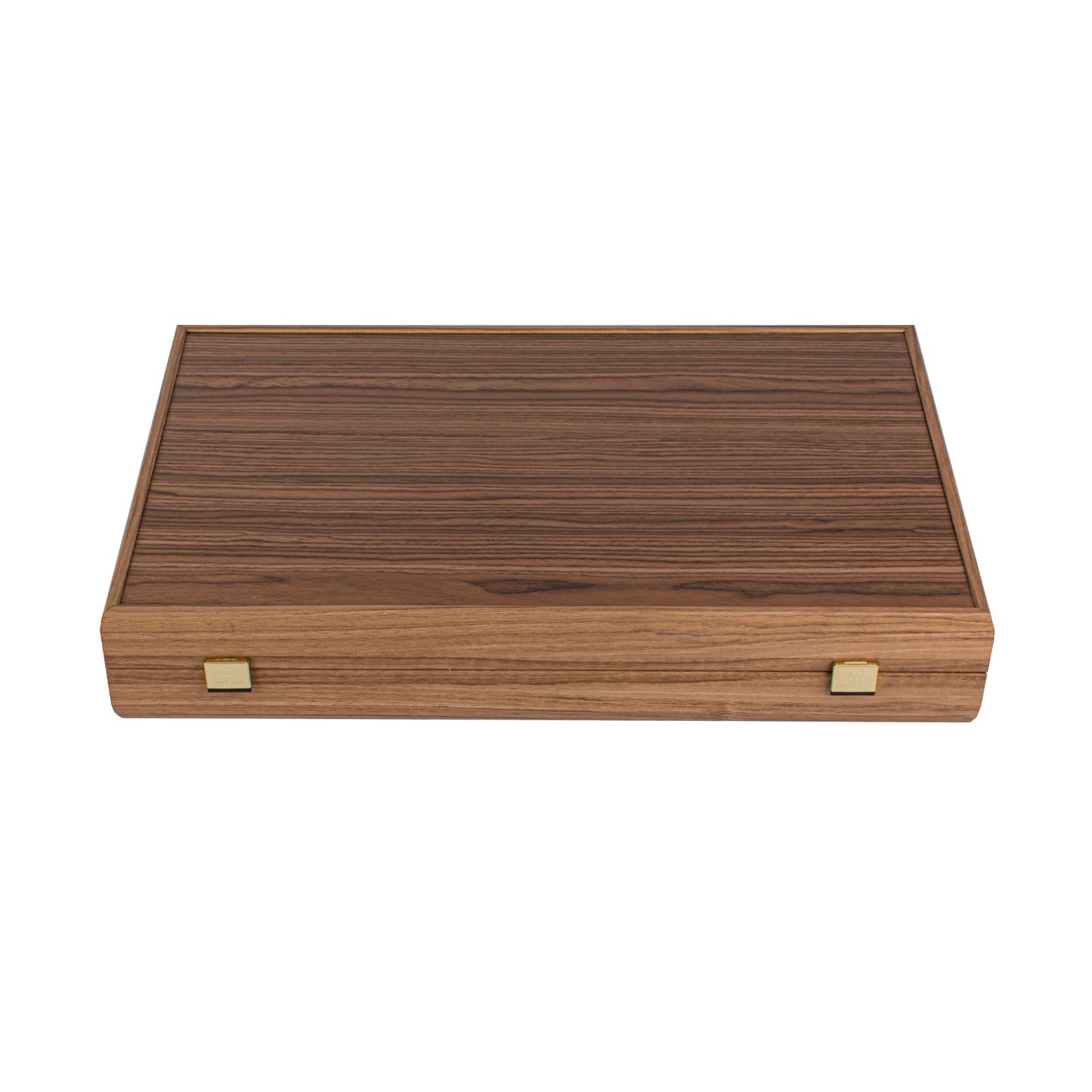 Handmade American Walnut Inlaid Backgammon With Black Oak Points