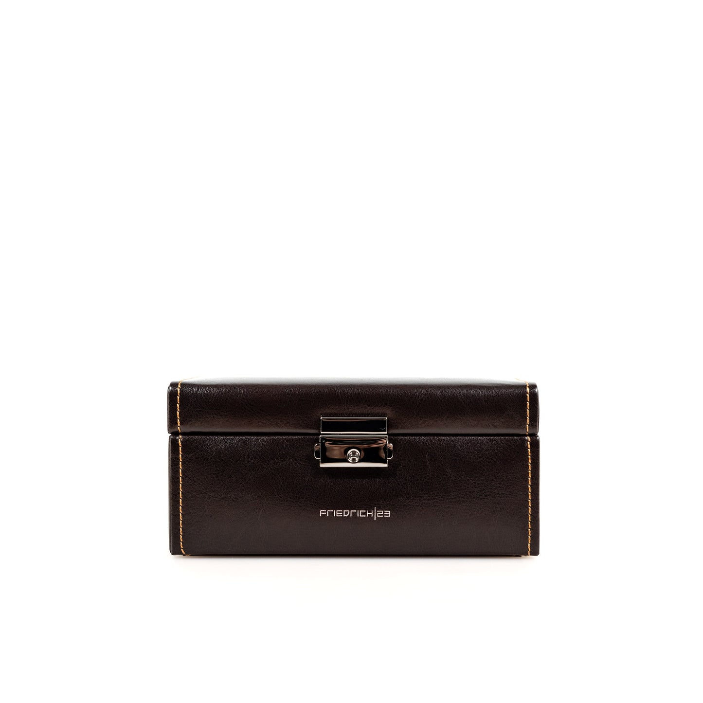 Watch Case Brown Synthetics For 6 Watches