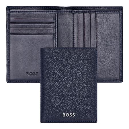 Card Holder Classic Grained Navy