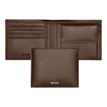 Coin Purse Classic Smooth Brown