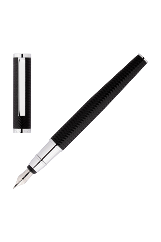 Fountain Pen Formation Herrigbone Chrome